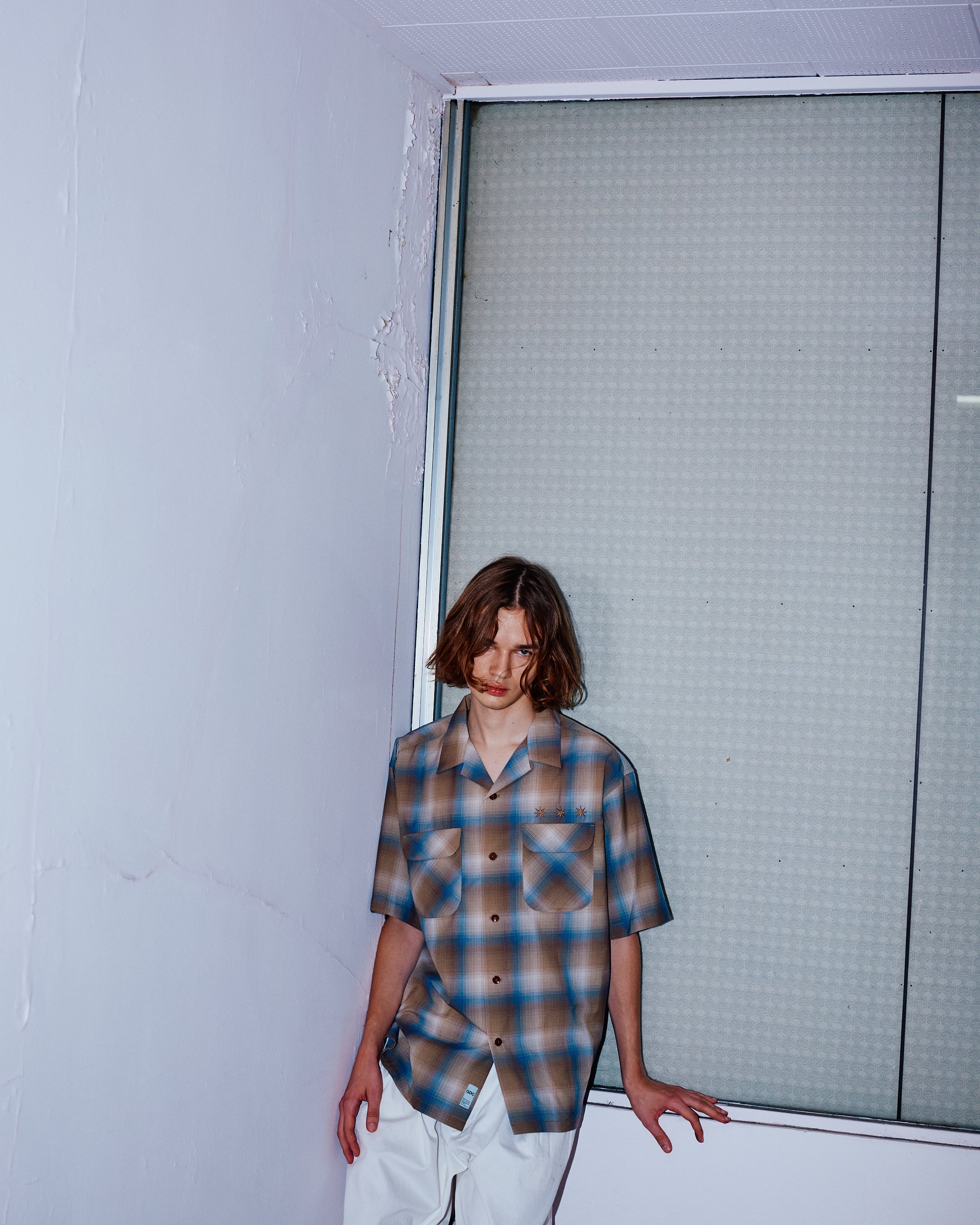 PENDLETON×GDC】Open Collar Shirt S／S – TIME AFTER TIME