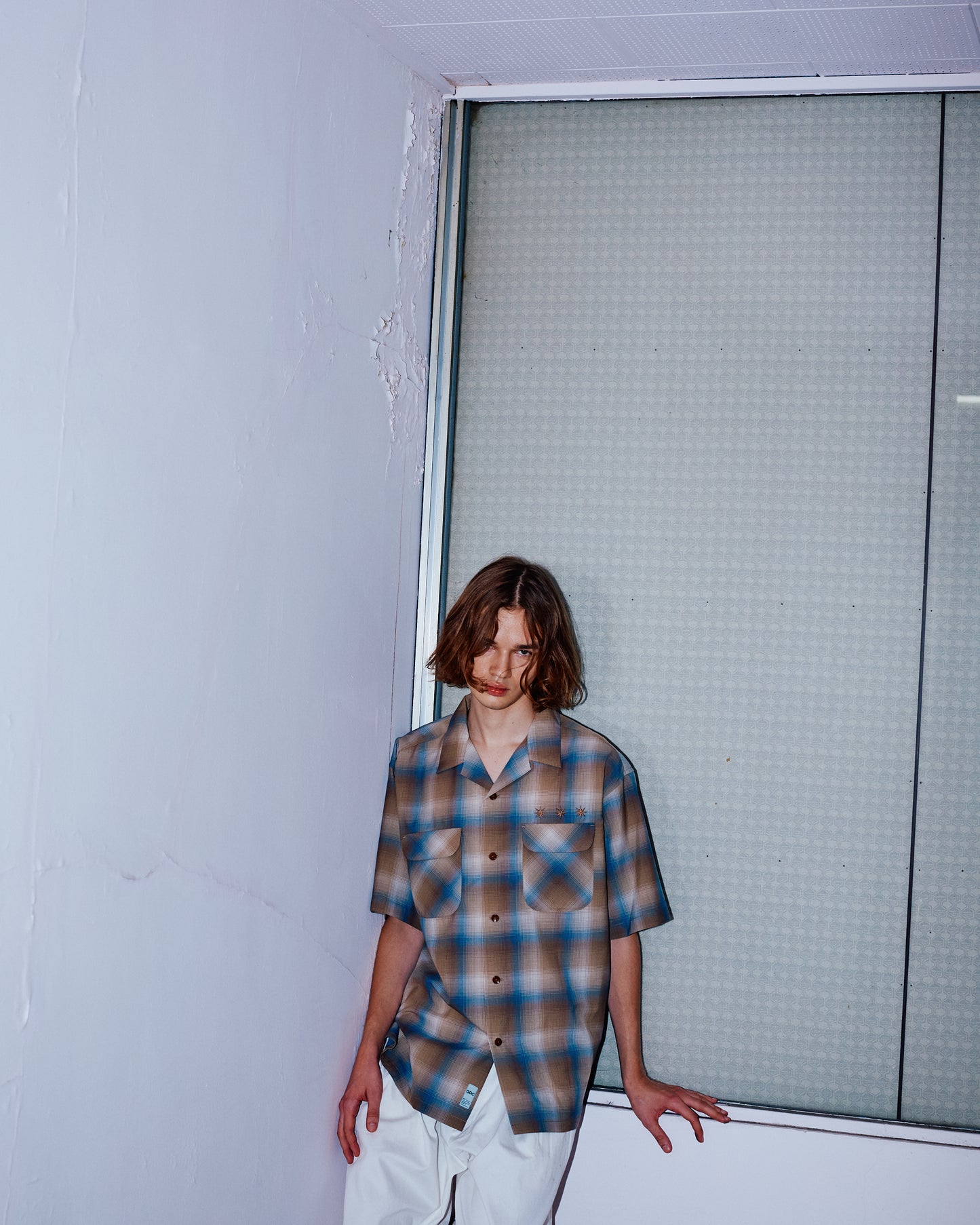 【PENDLETON×GDC】Open Collar Shirt S／S