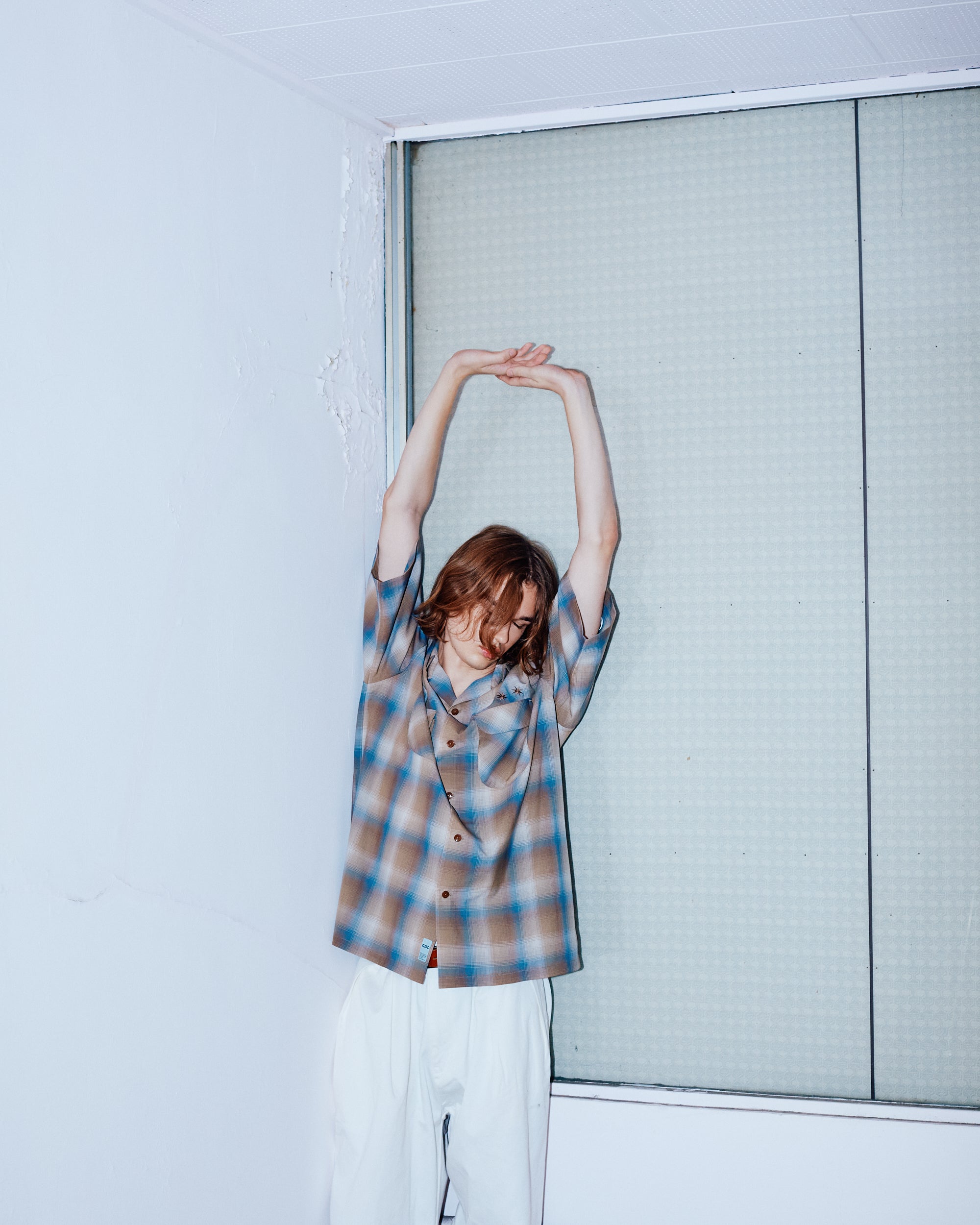 PENDLETON×GDC】Open Collar Shirt S／S – TIME AFTER TIME