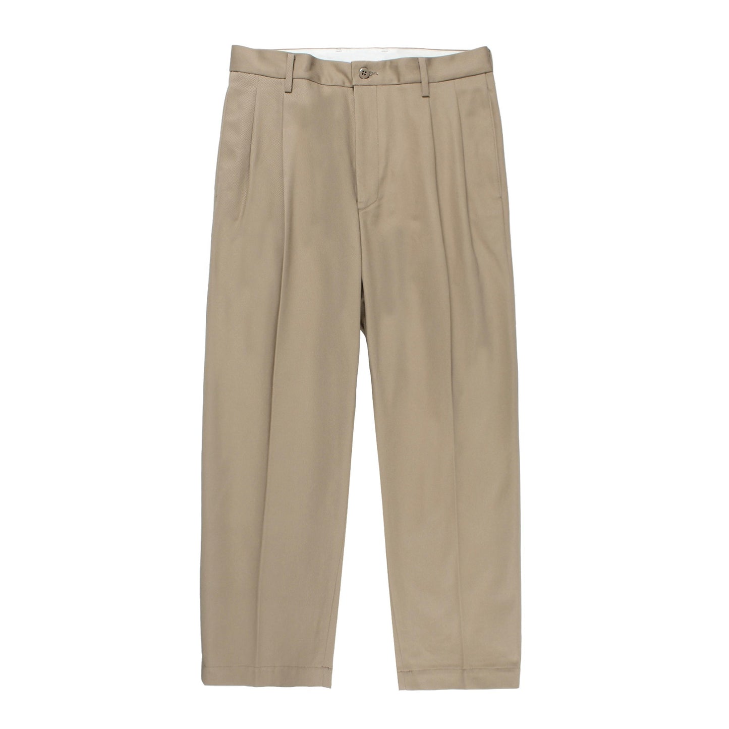 DOUBLE PLEATED CHINO TROUSERS ( TYPE-1 )