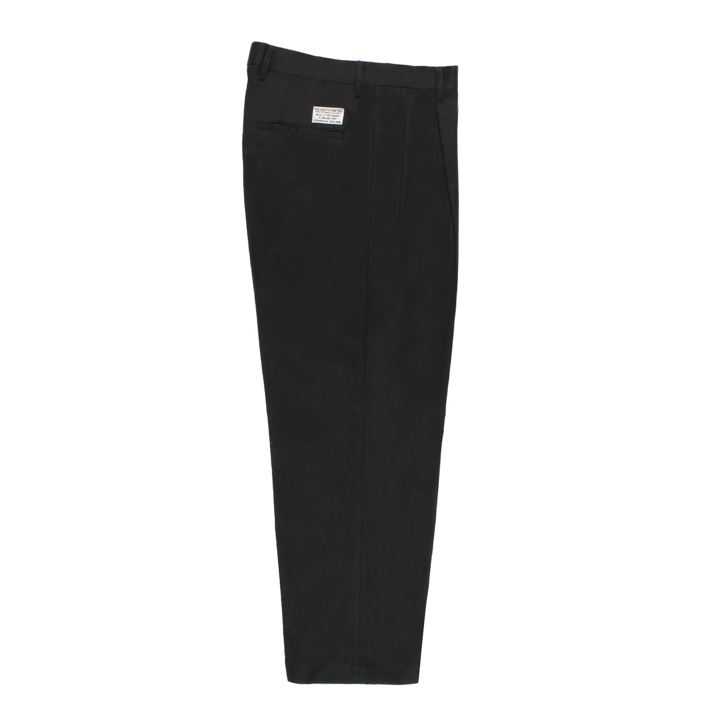 DOUBLE PLEATED CHINO TROUSERS