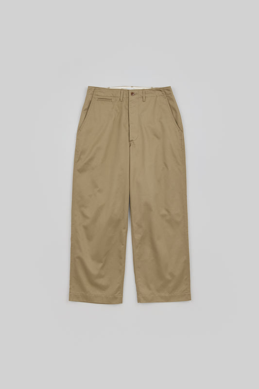 Weapon Chino Cloth Pants(45Khaki)(Stone Wash) Beige