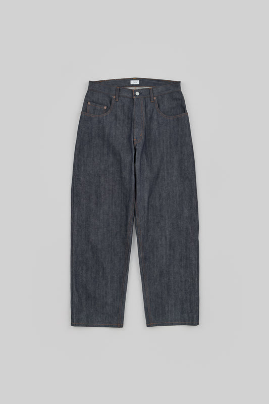 Baggy 5 Pocket Pants Navy(Rigid)