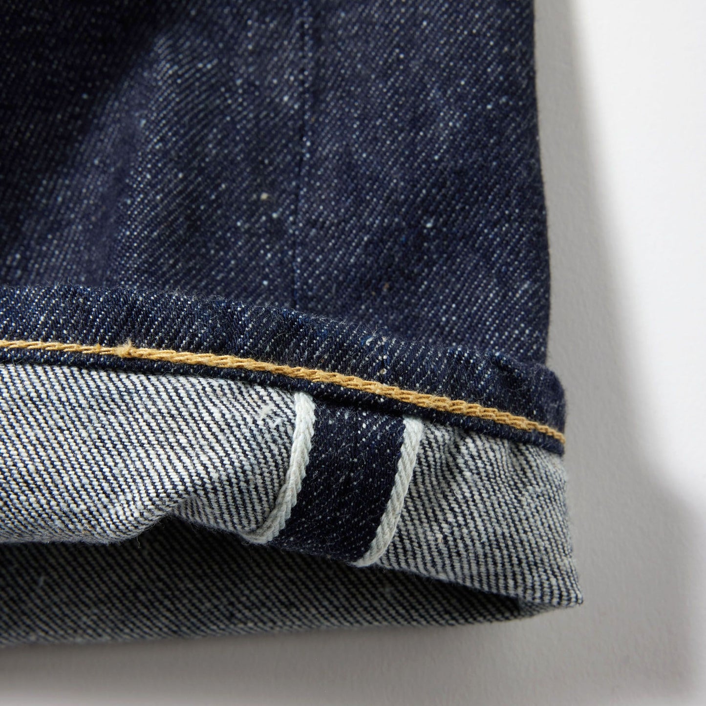 RECYCLED WASTE SUVIN COTTON YARN 11.5oz. DENIM 5POCKET WIDE PANTS 42472