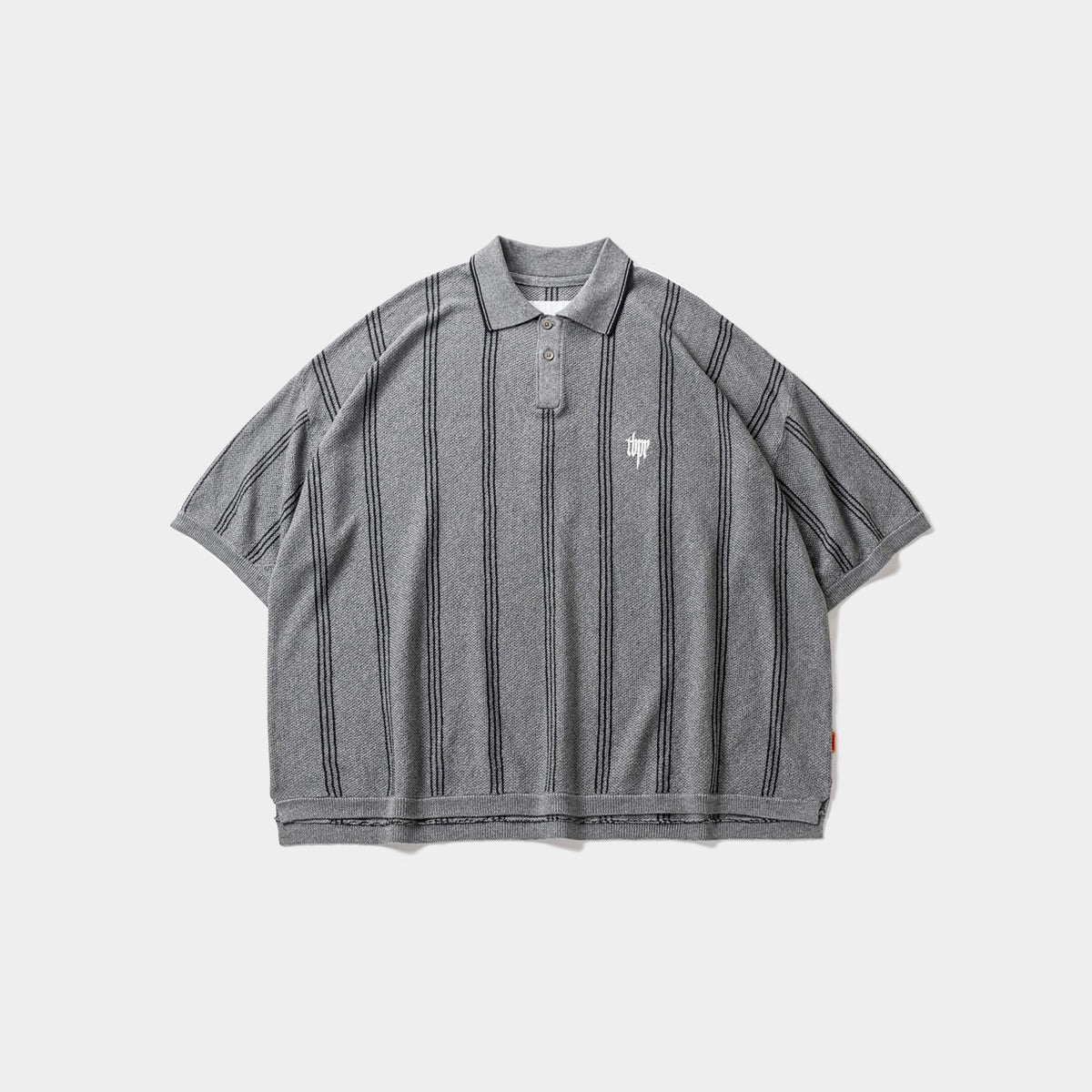 STRIPE KNIT POLO