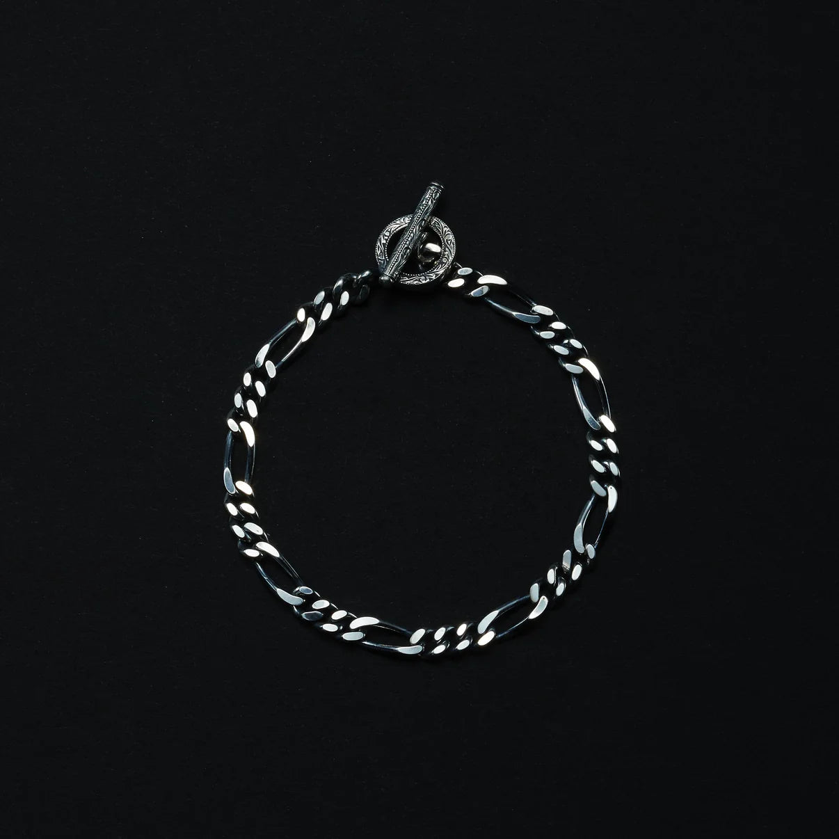 Figaro Wide Chain Bracelet