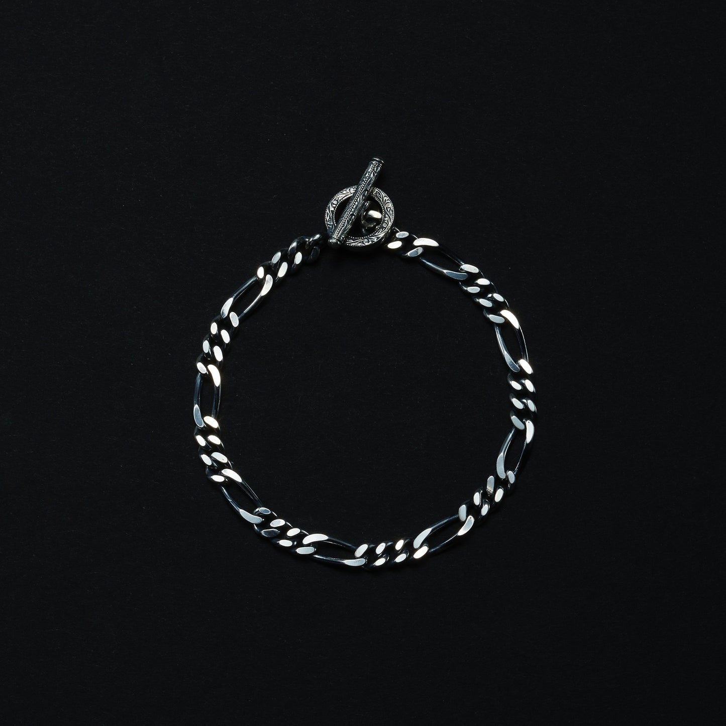 Figaro Wide Chain Bracelet