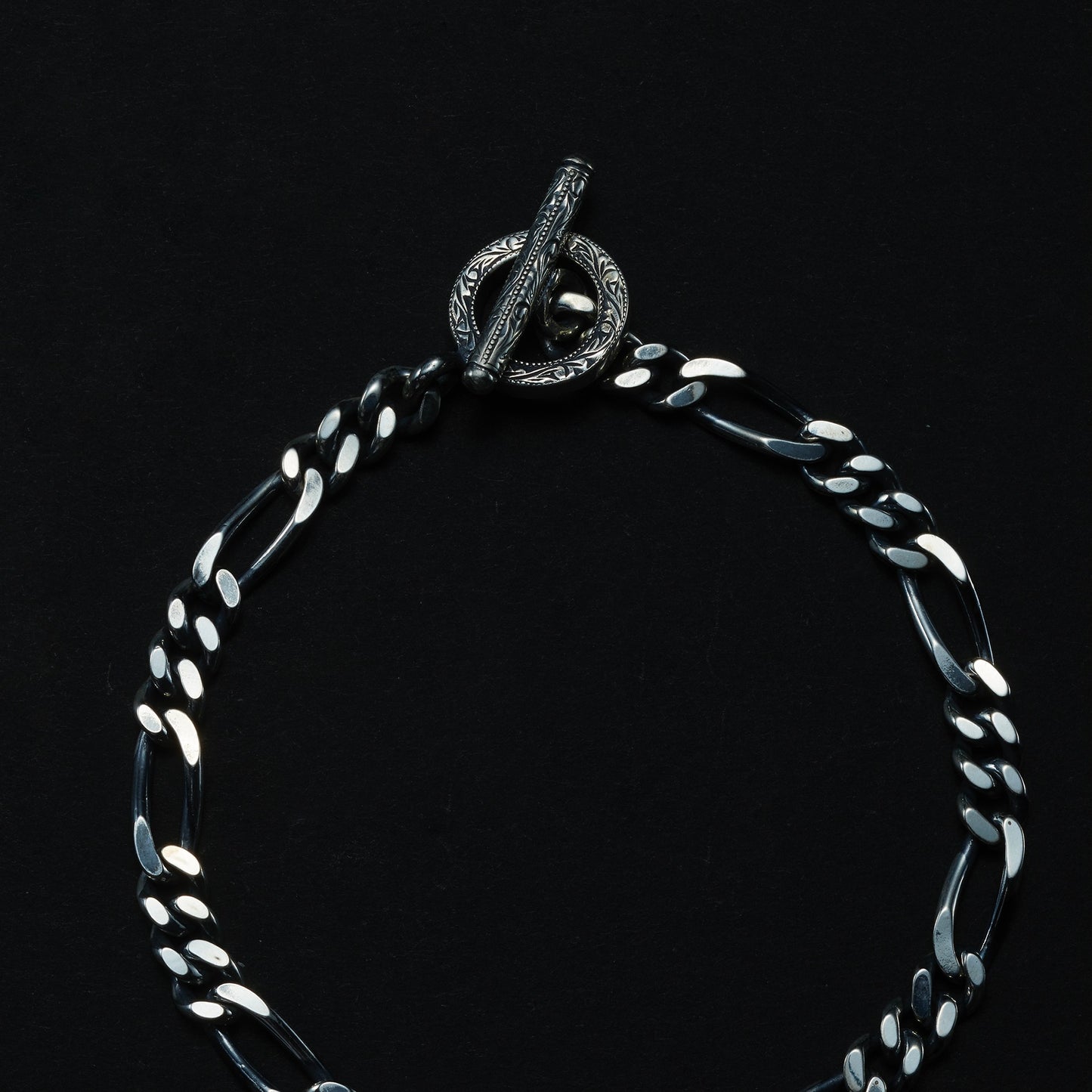 Figaro Wide Chain Bracelet