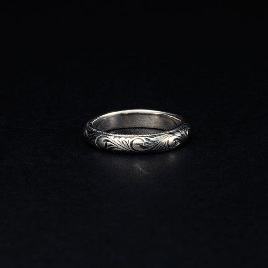 Engraved Round Ring