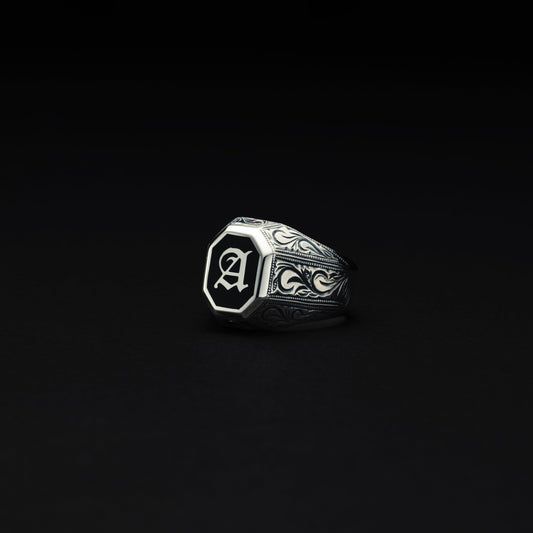 Engraved College Ring (Silver)