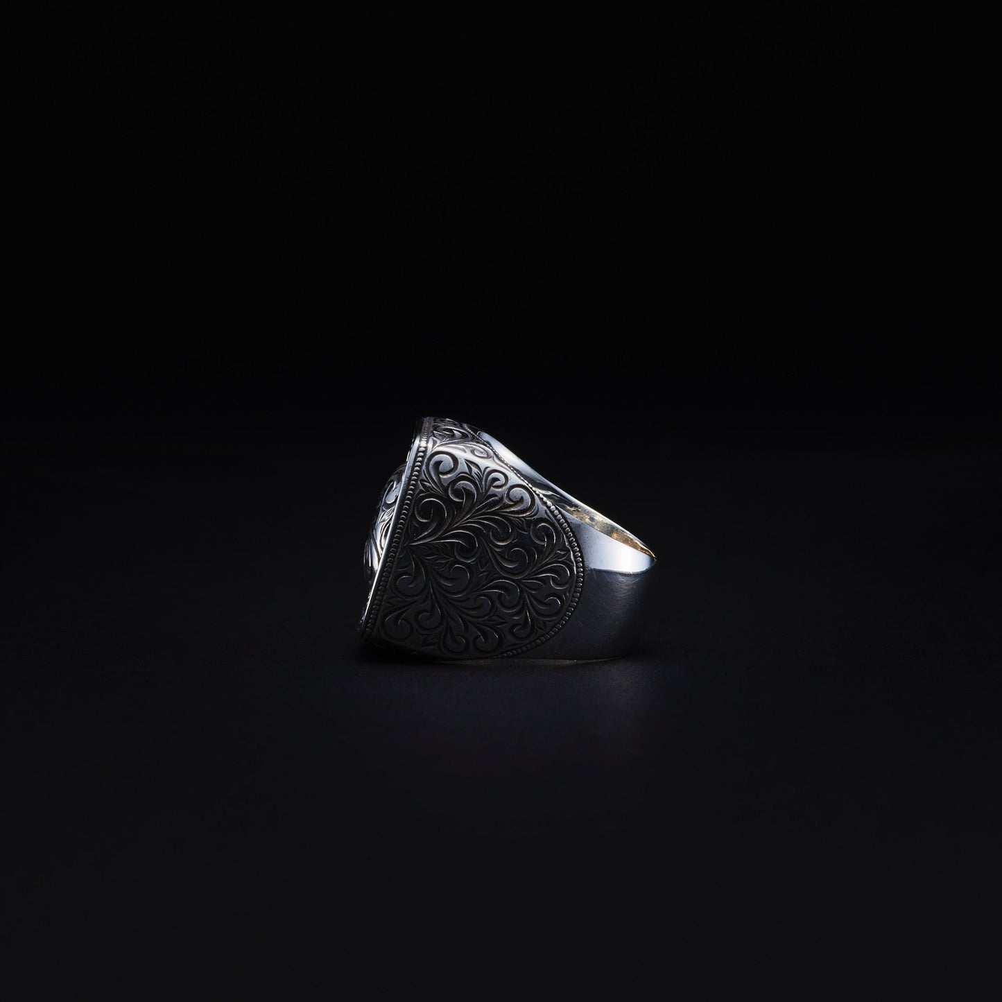 Engraved Mafia Ring (Silver)