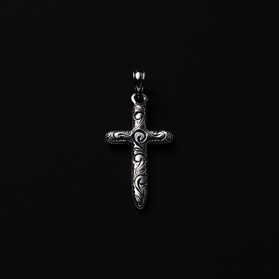 Engraved Cross Pendant