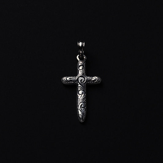 Engraved Cross Pendant