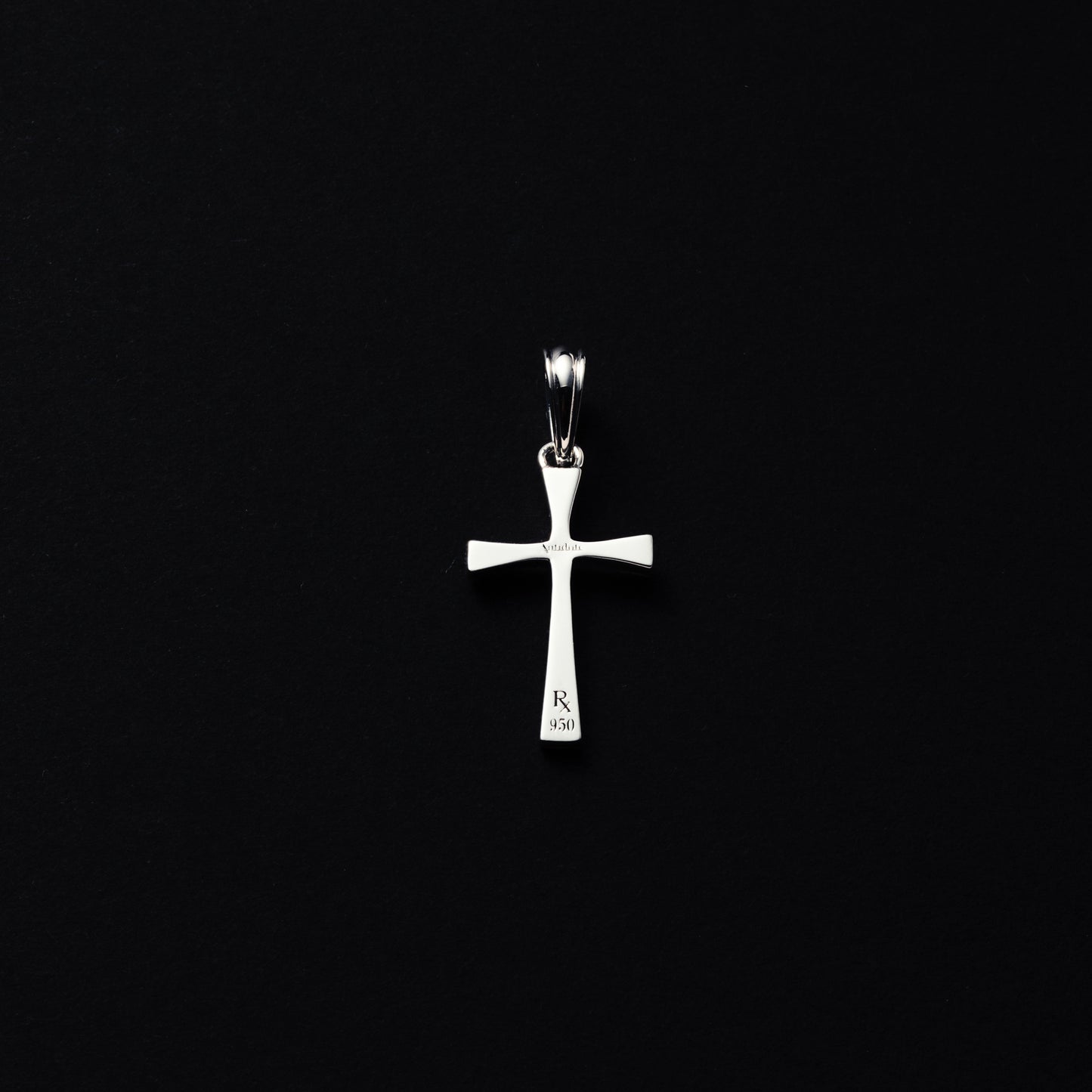 Engraved Tiny Cross Pendant