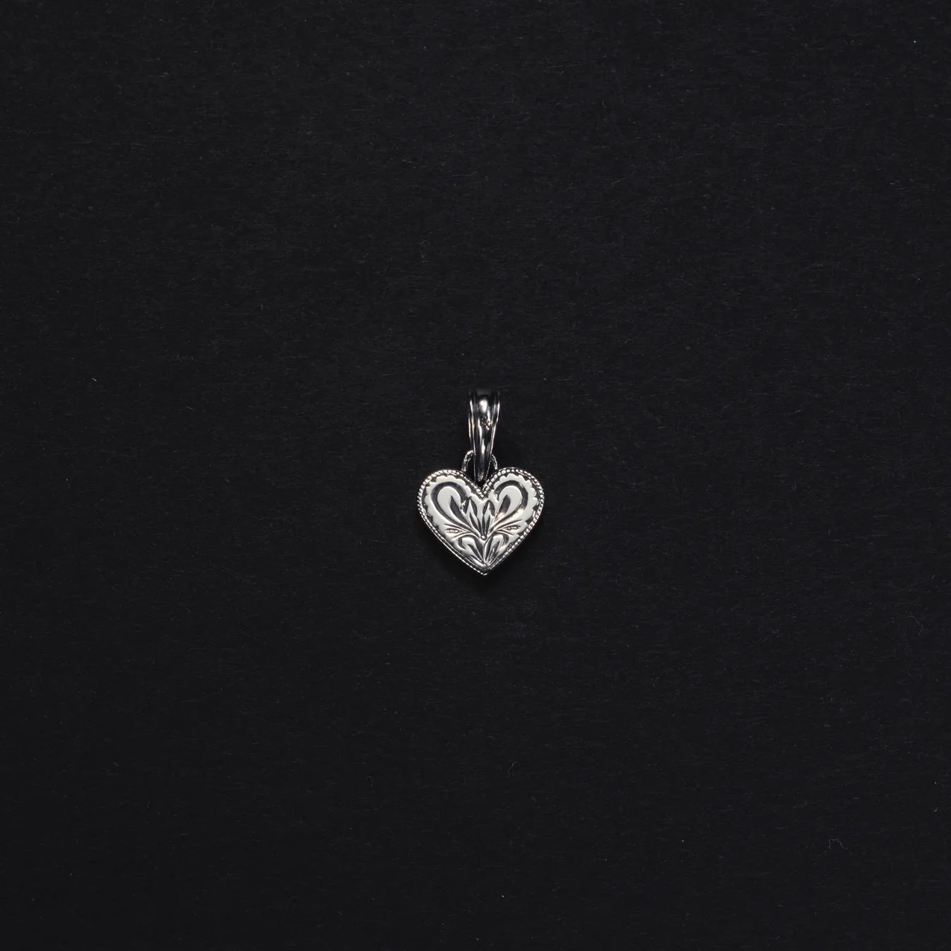 Engraved Heart Pendant