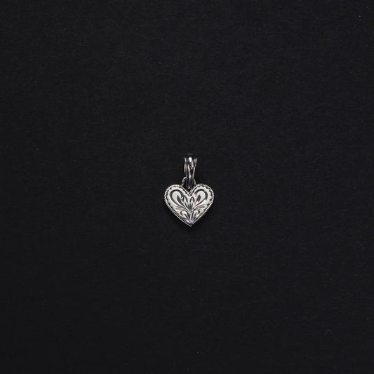 Engraved Heart Pendant