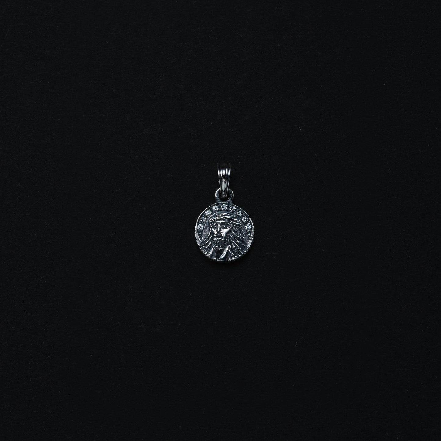 Engraved Jesus Pendant