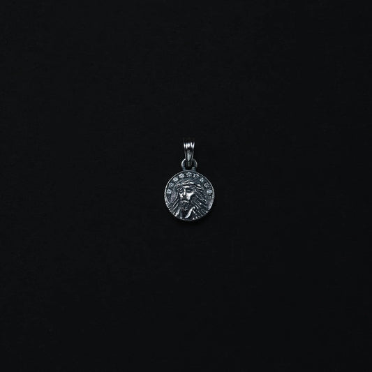 Engraved Jesus Pendant(Silver)