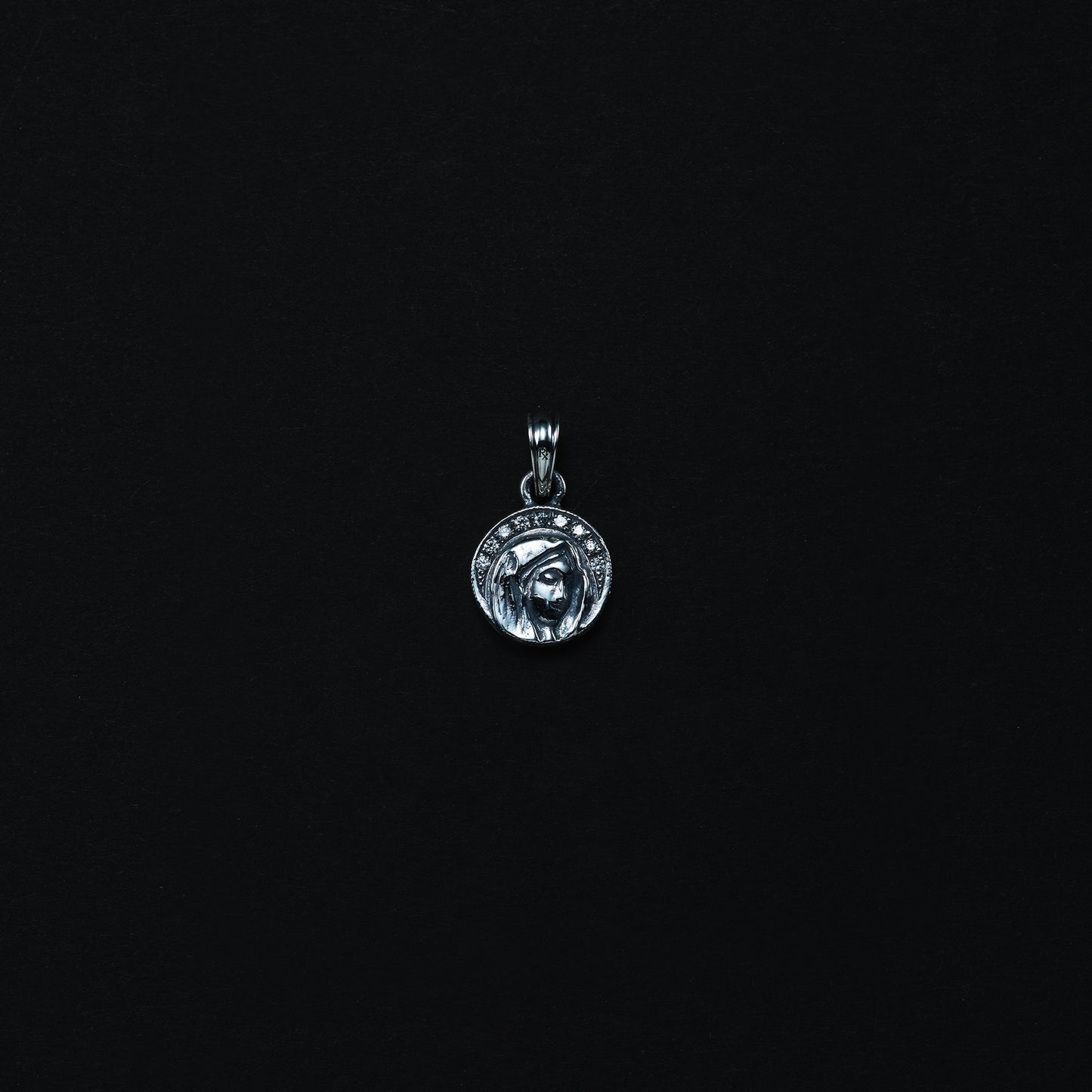 Engraved Mary Pendant