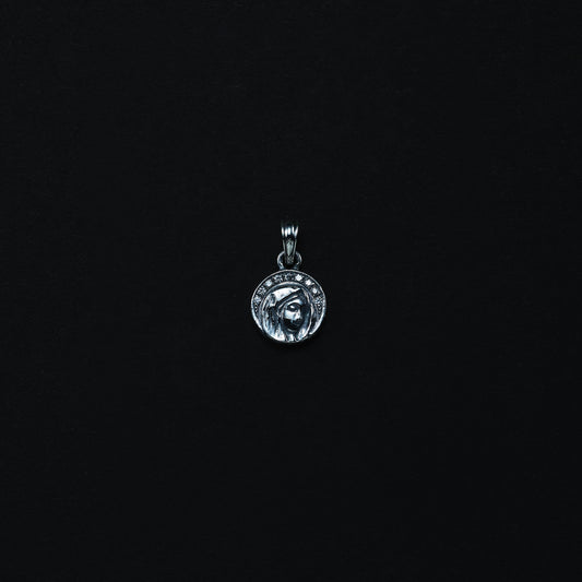 Engraved Mary Pendant