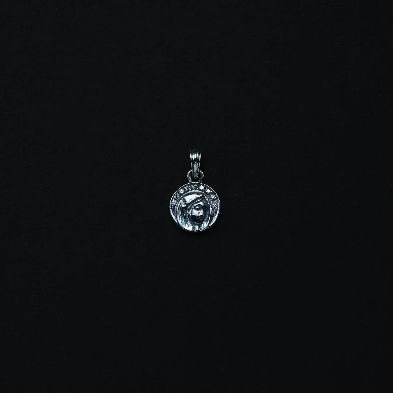 Engraved Mary Pendant(Silver)