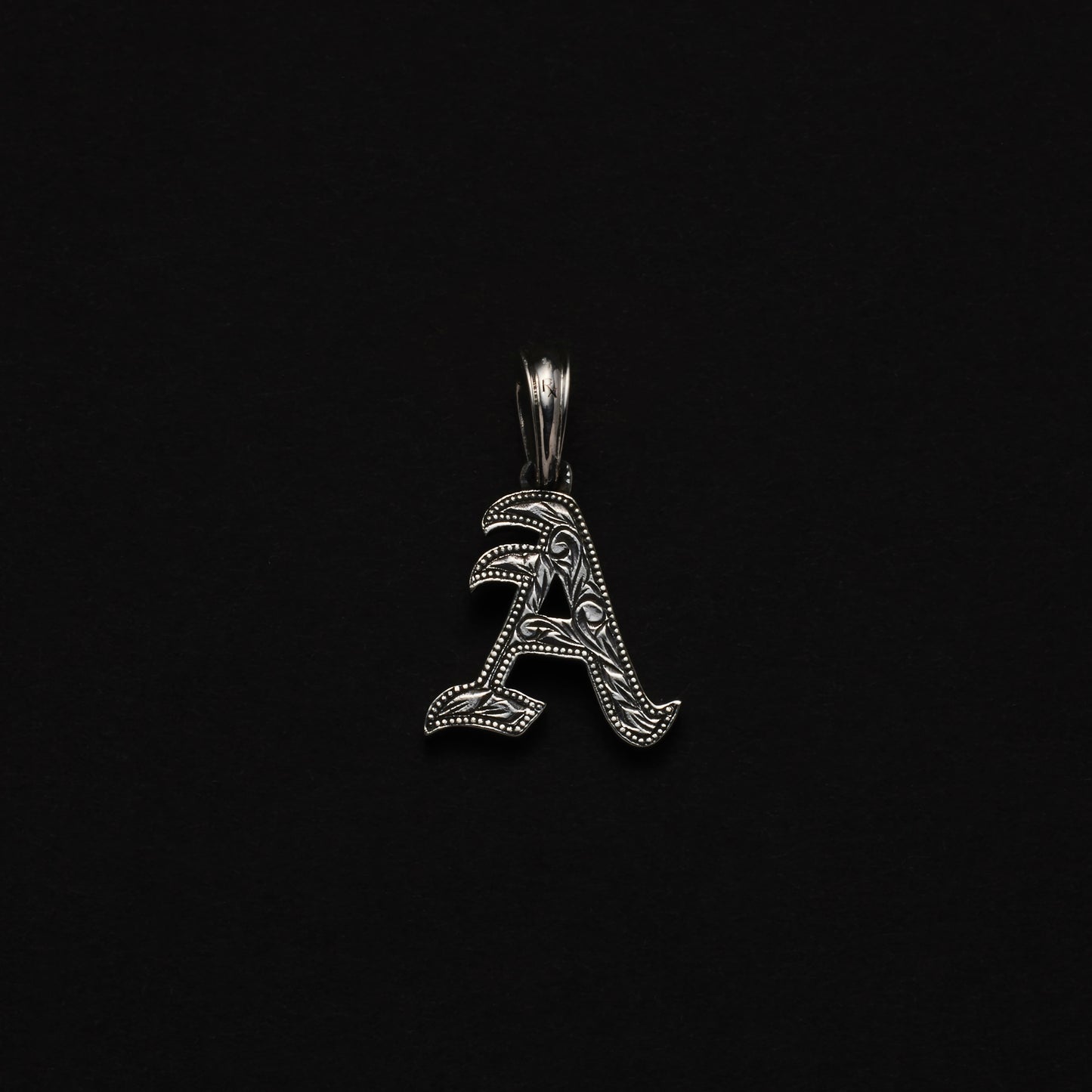 Engraved Initial Pendant