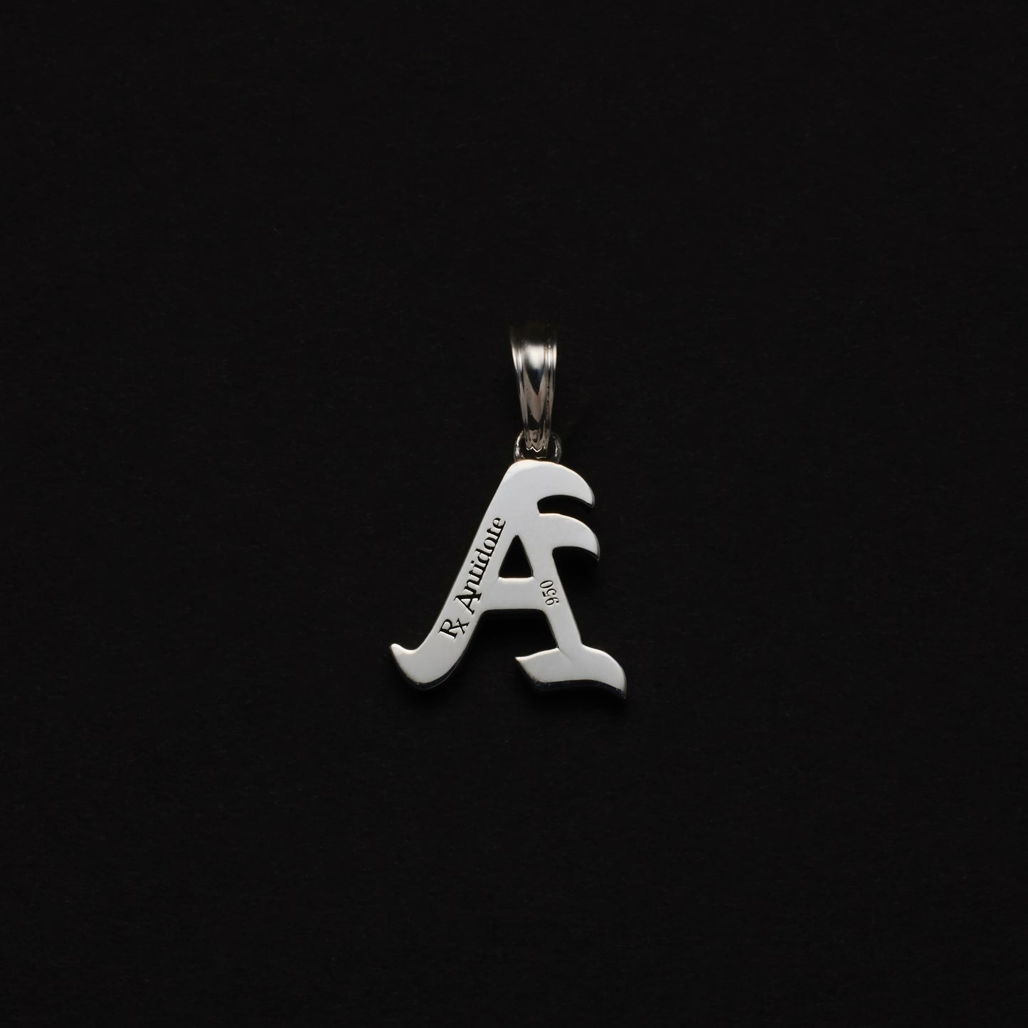 Engraved Initial Pendant