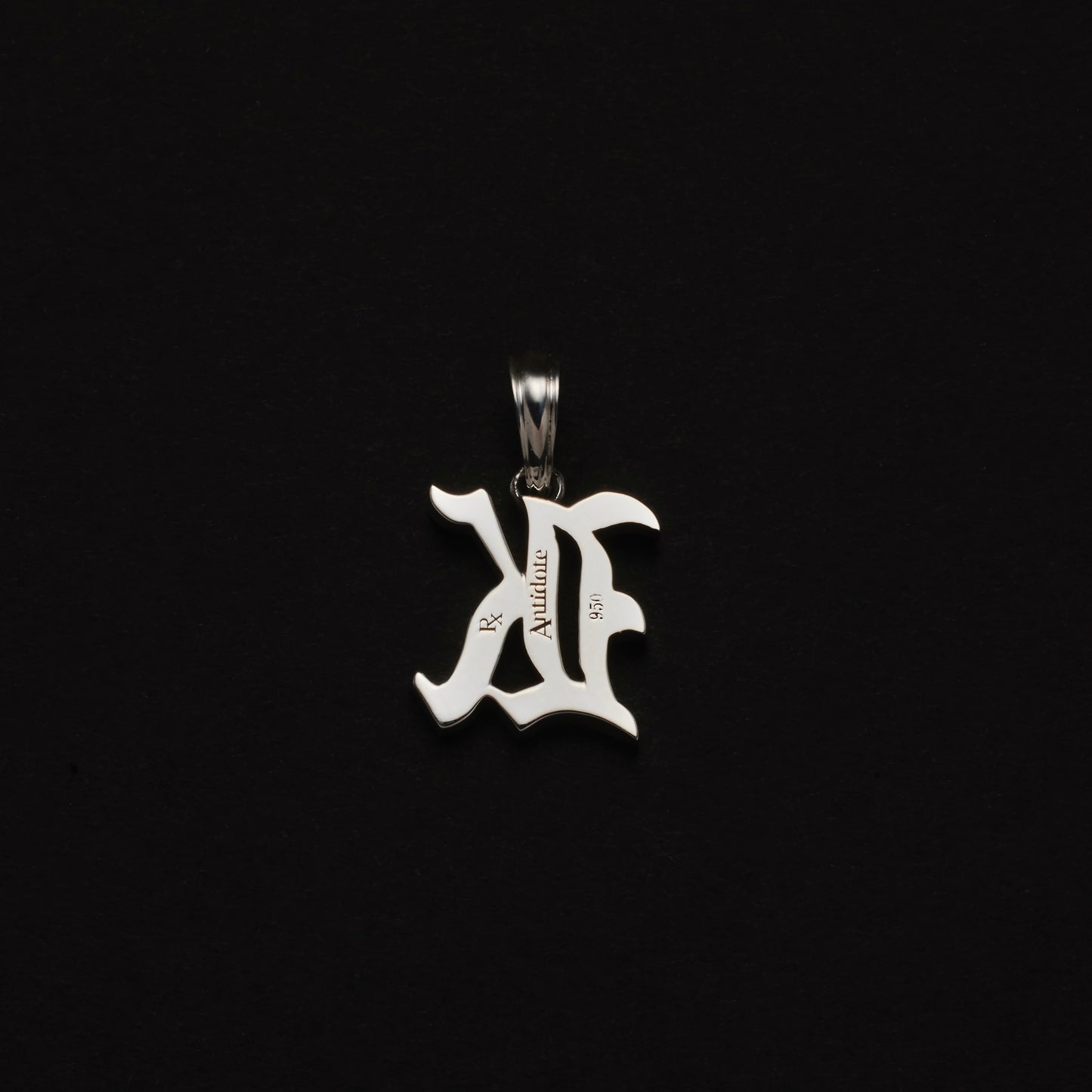 Engraved Initial Pendant