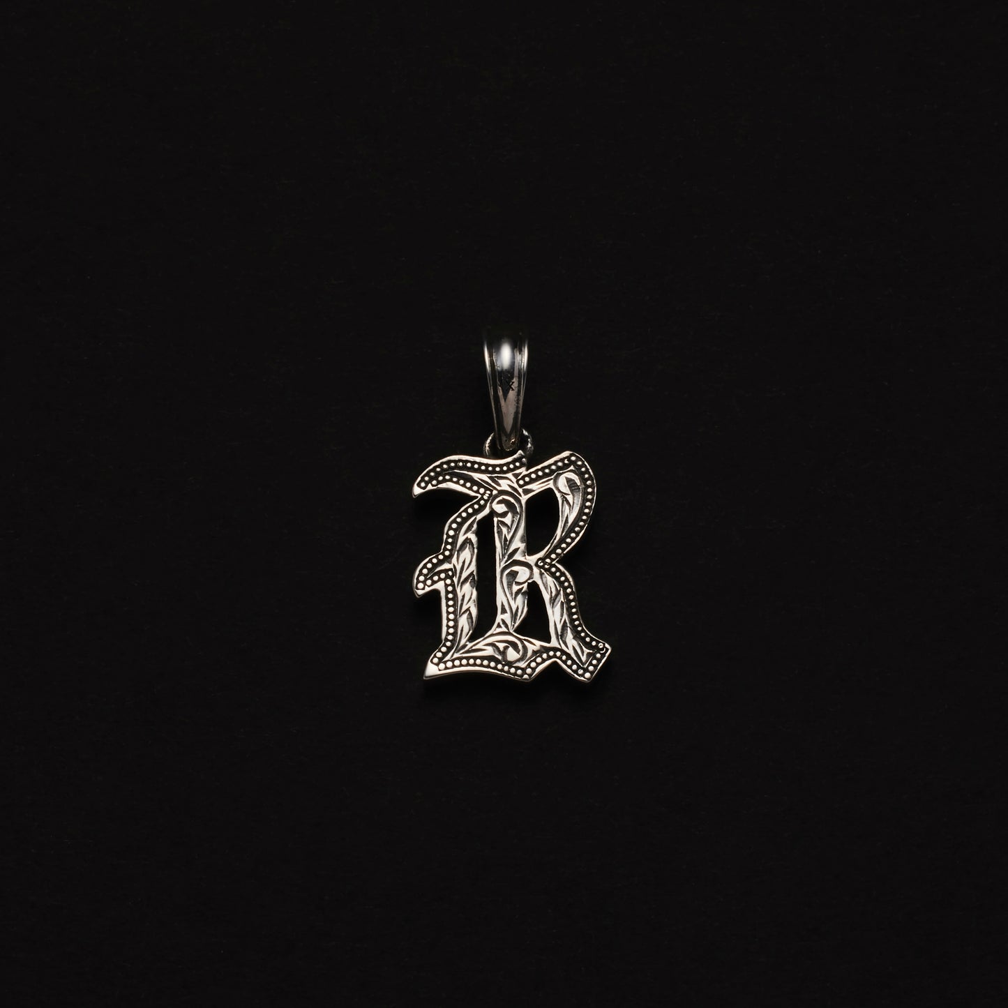 Engraved Initial Pendant