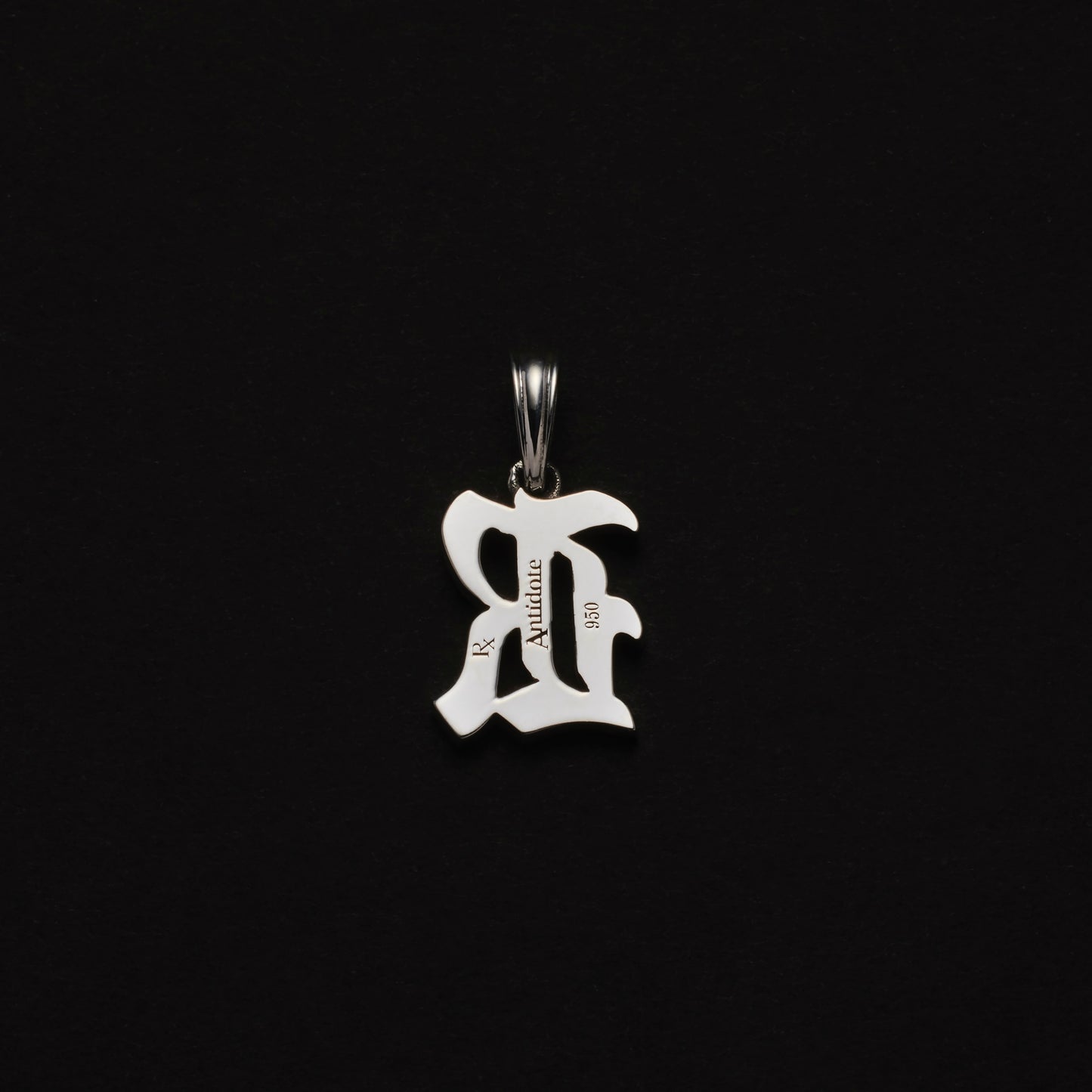 Engraved Initial Pendant