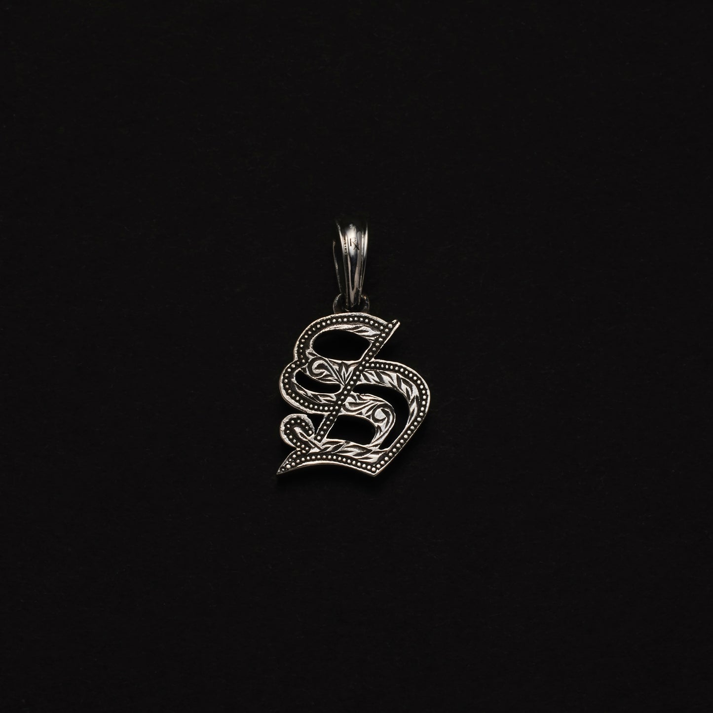 Engraved Initial Pendant