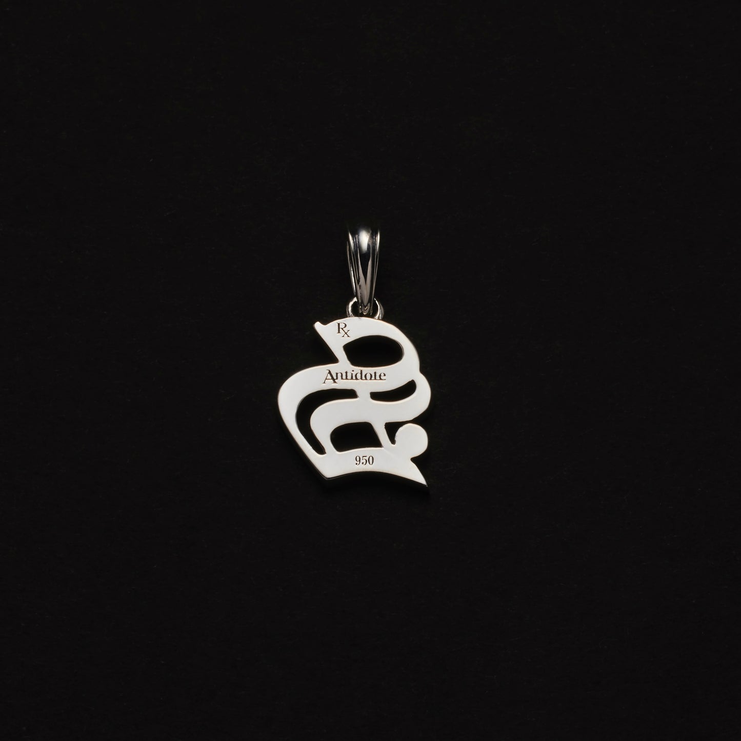 Engraved Initial Pendant