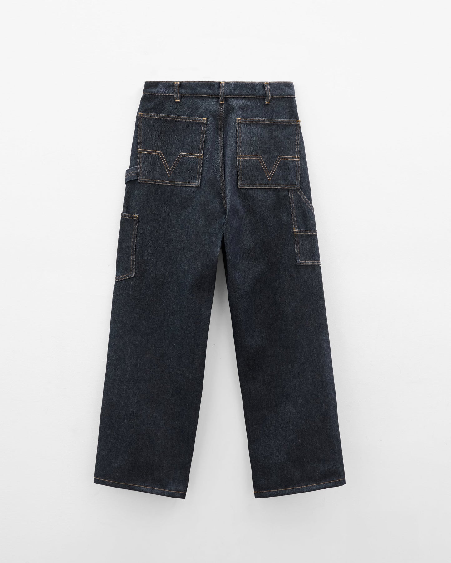 BAGGY DENIM DOUBLE KNEE
