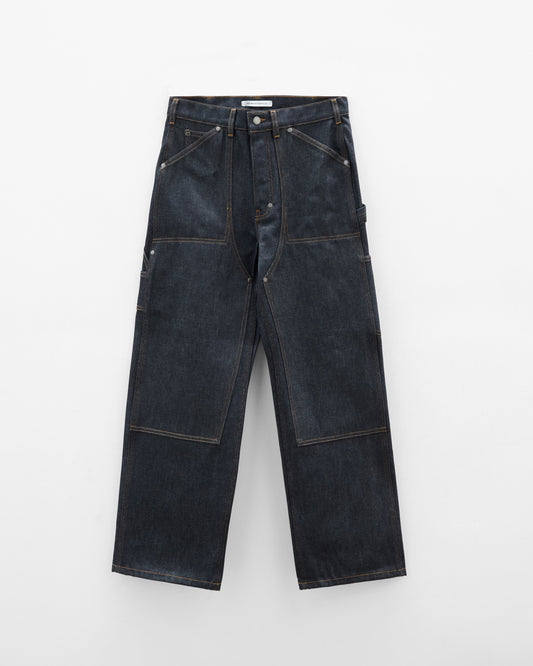 BAGGY DENIM DOUBLE KNEE