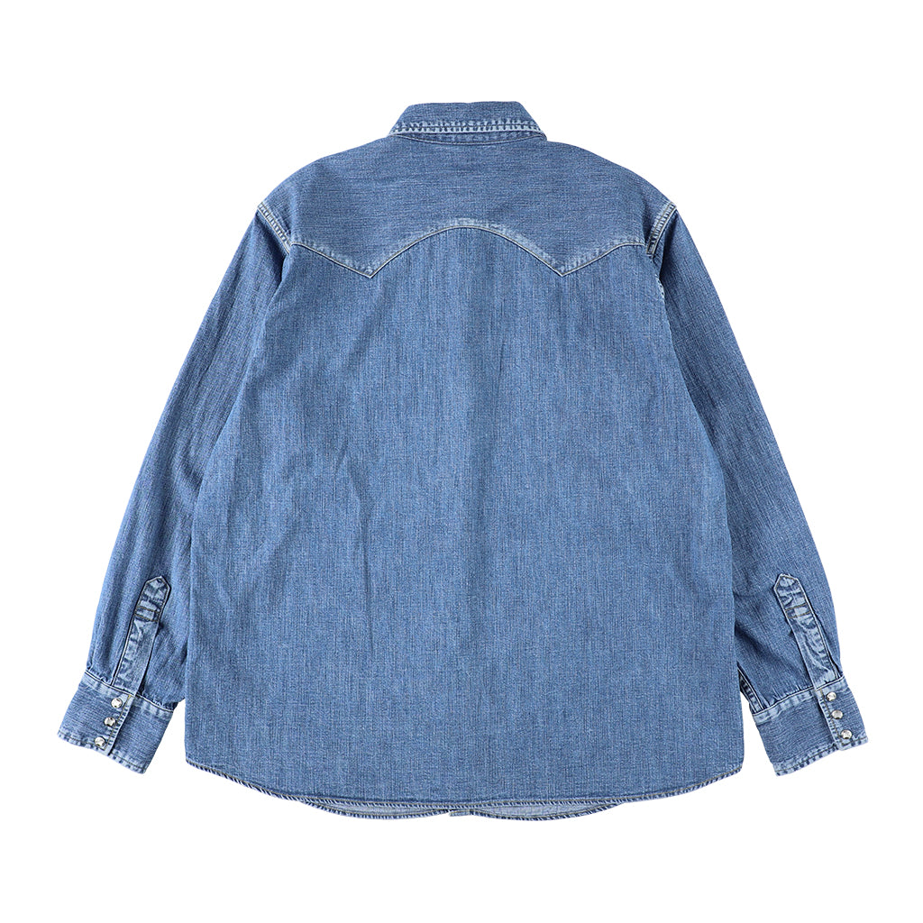 SD Denim Western Shirt Vintage Wash