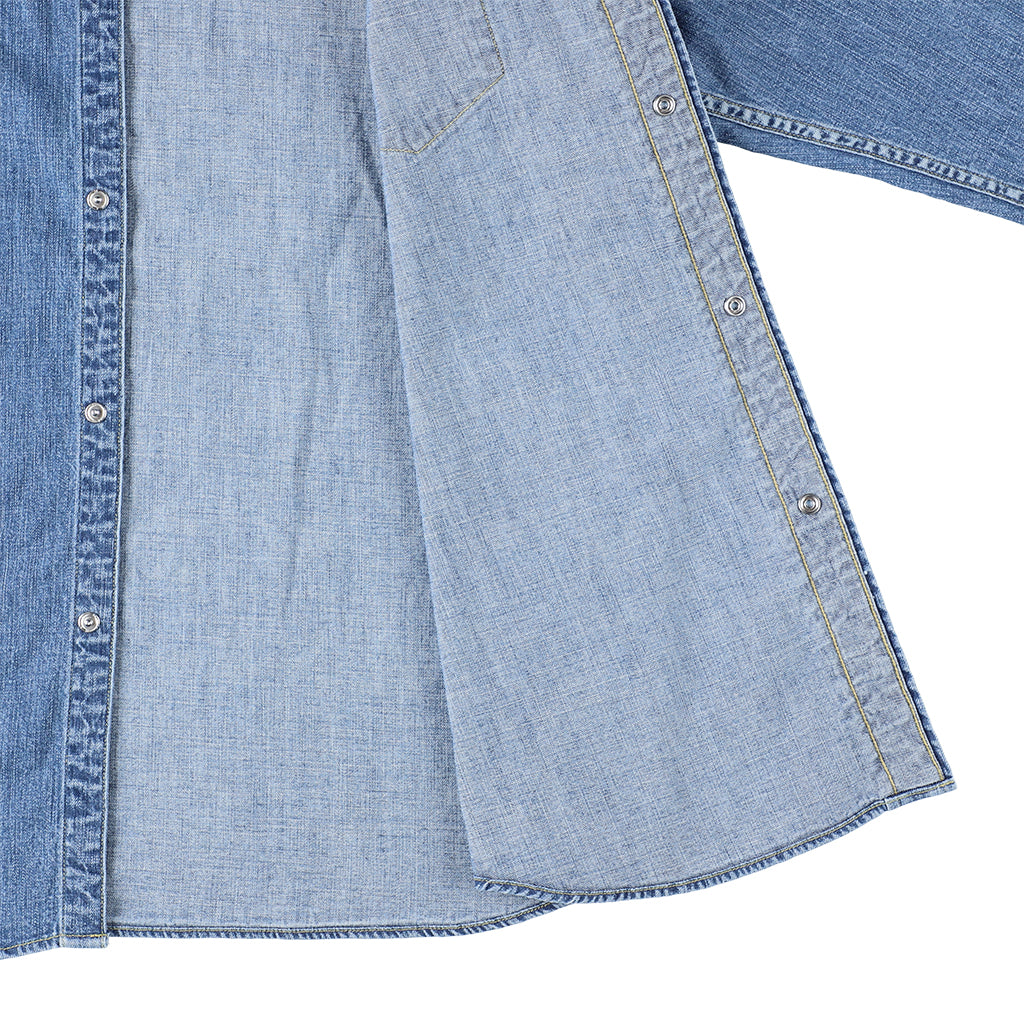 SD Denim Western Shirt Vintage Wash
