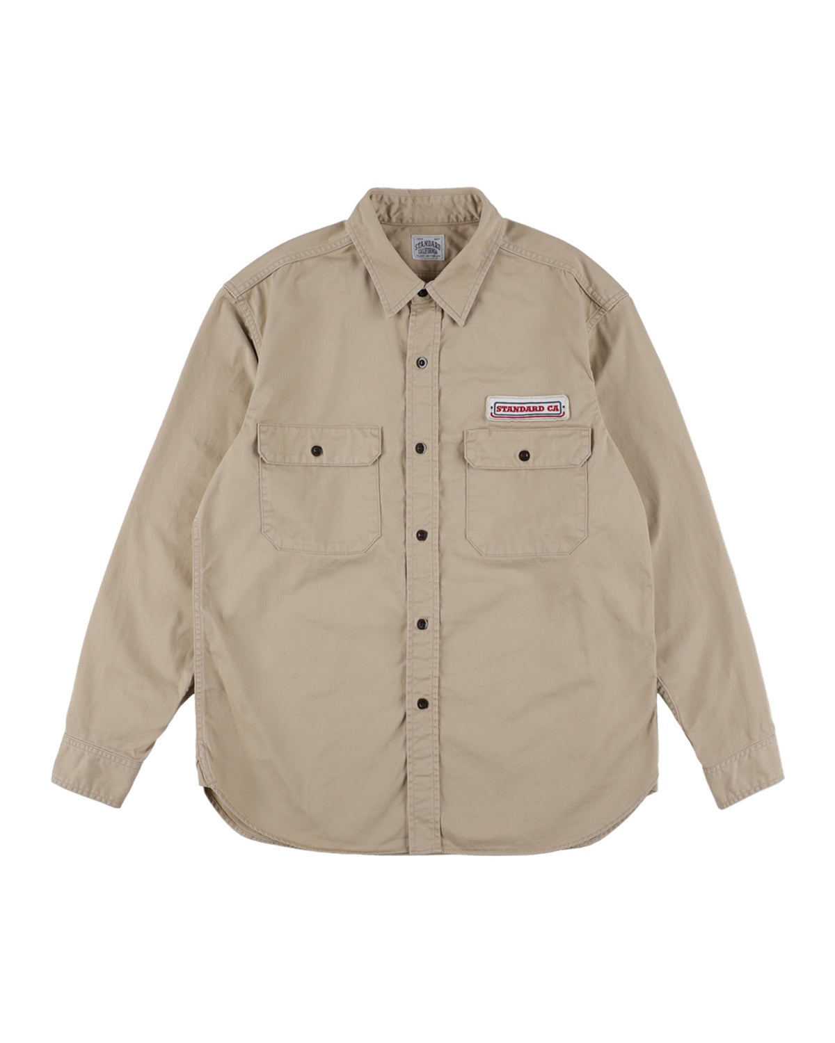 SD Logo Patch Work Shirt Vintage Wash