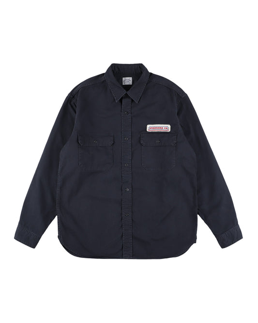 SD Logo Patch Work Shirt Vintage Wash