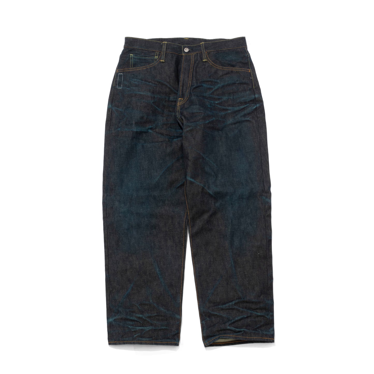 "FRAGMENT × SEQUEL" RIGID SOLID BODY DENIM PANTS (TYPE-XF)