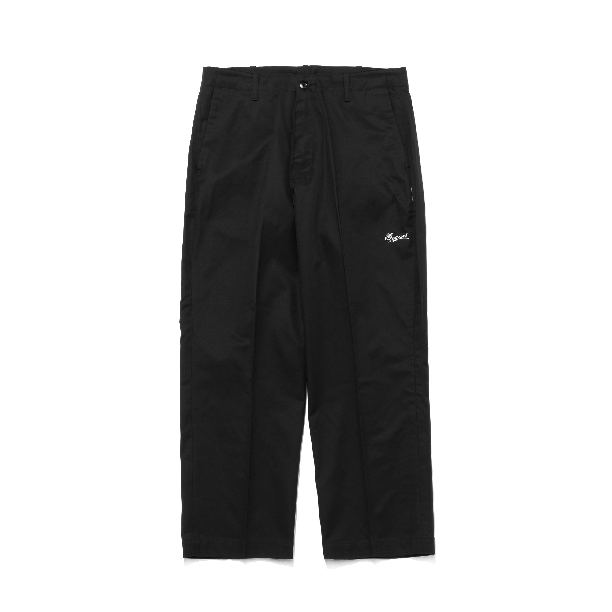 藤原ヒロシSEQUEL CHINO PANTS(TYPE-F)黒 チノパン M メンズ