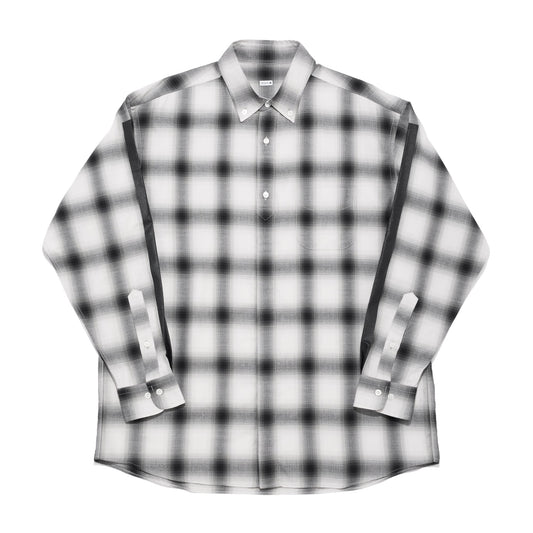 OMBRE CHECK BIG SIZE SHIRT