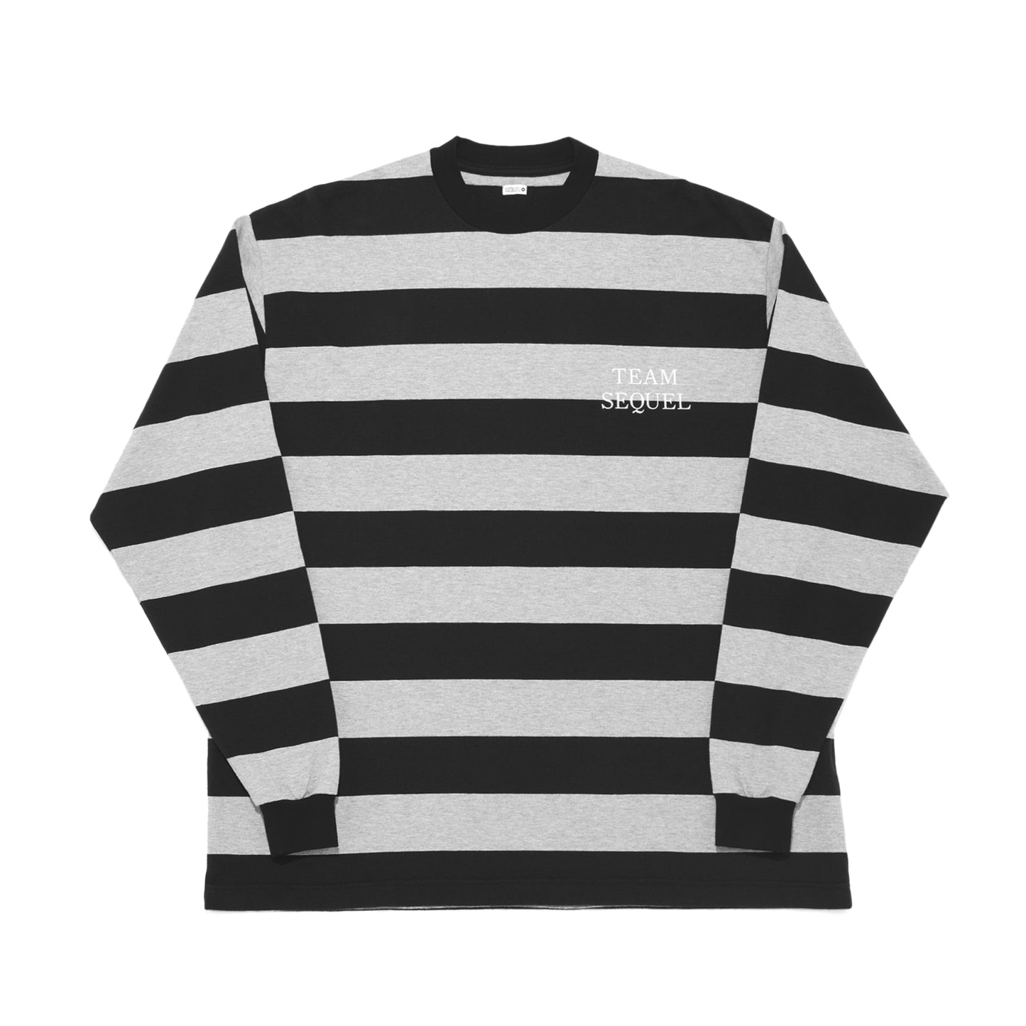 BORDER LONG SLEEVE T-SHIRT