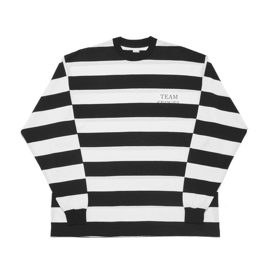 BORDER LONG SLEEVE T-SHIRT