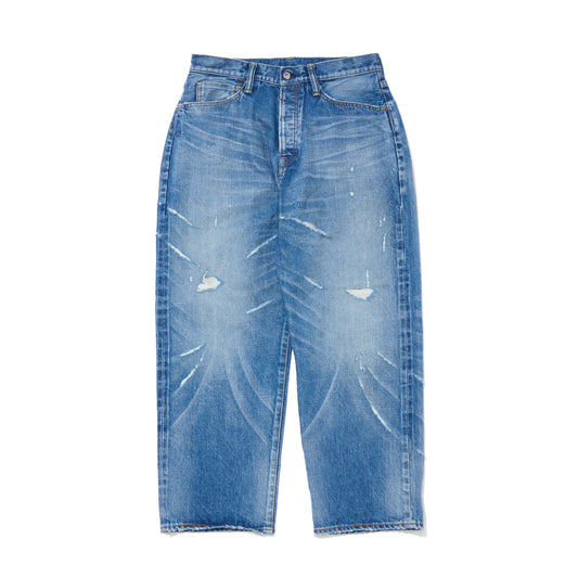 "FRAGMENT × SEQUEL" DAMAGE DENIM PANTS (TYPE-XF)