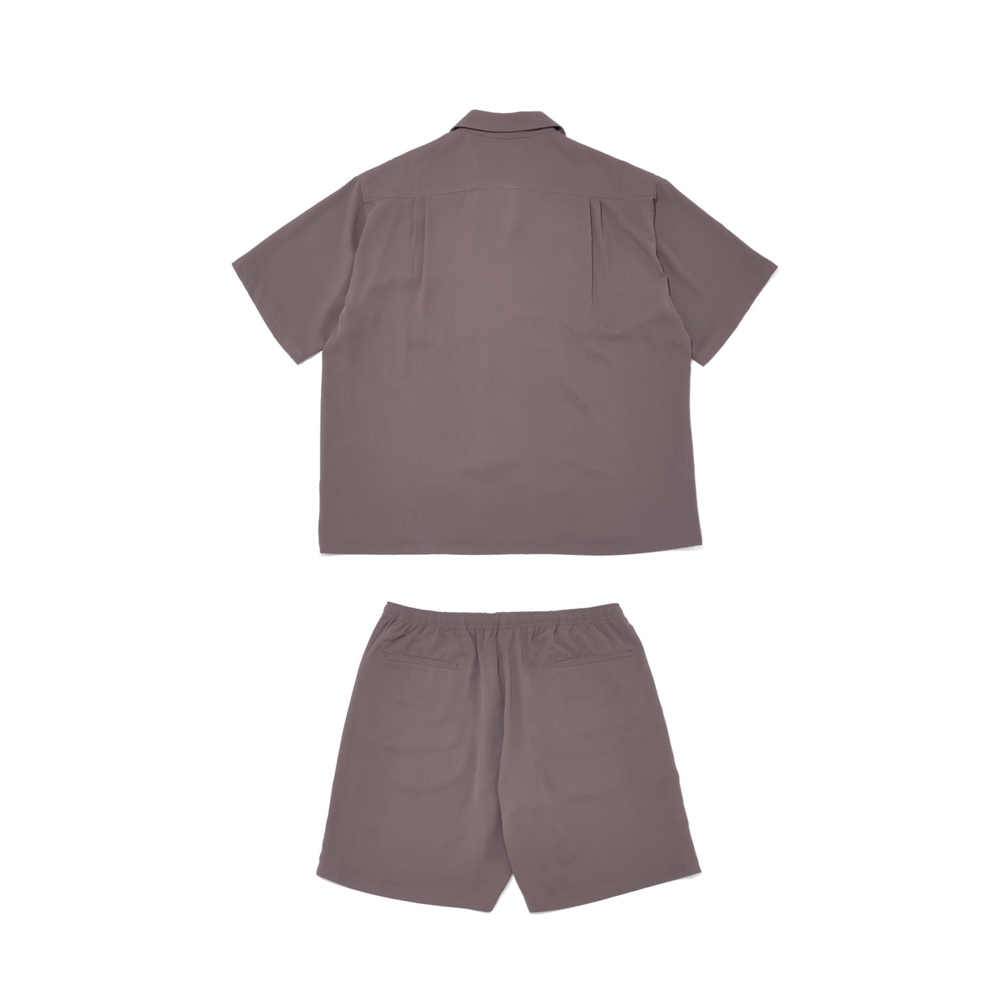 SET UP OPEN COLLAR SHIRT & SHORTS