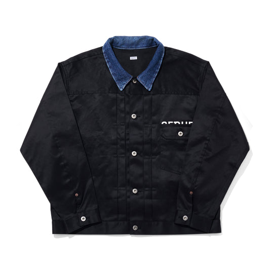 DENIM COLLAR JACKET