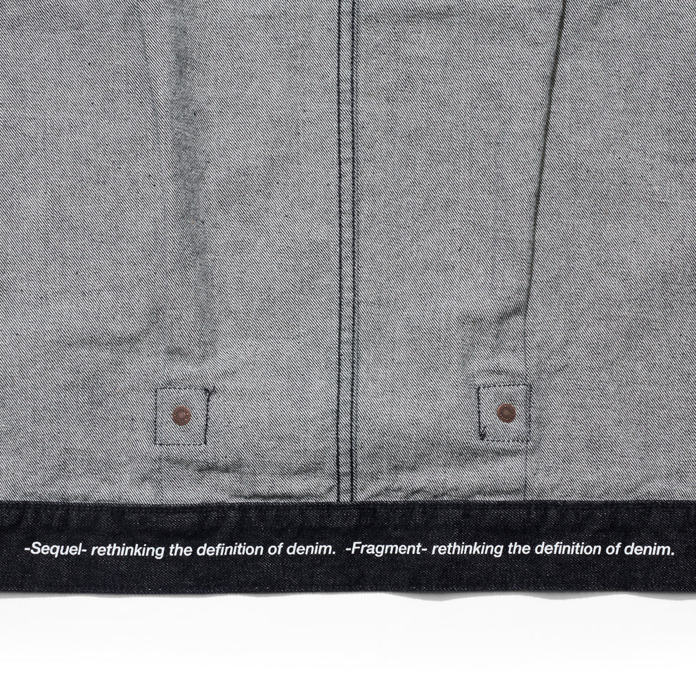 FRAGMENT × SEQUEL ONE WASHED DENIM JACKET