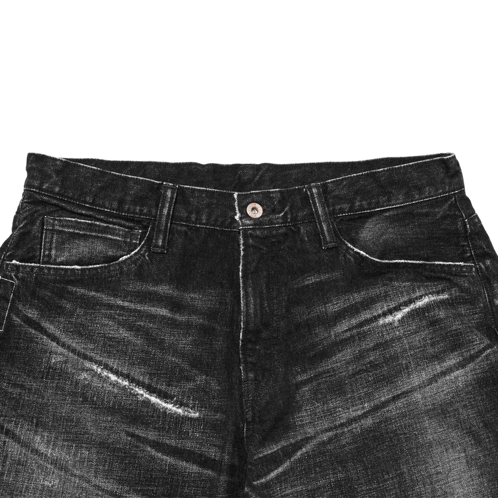 "FRAGMENT × SEQUEL" DAMAGE DENIM PANTS