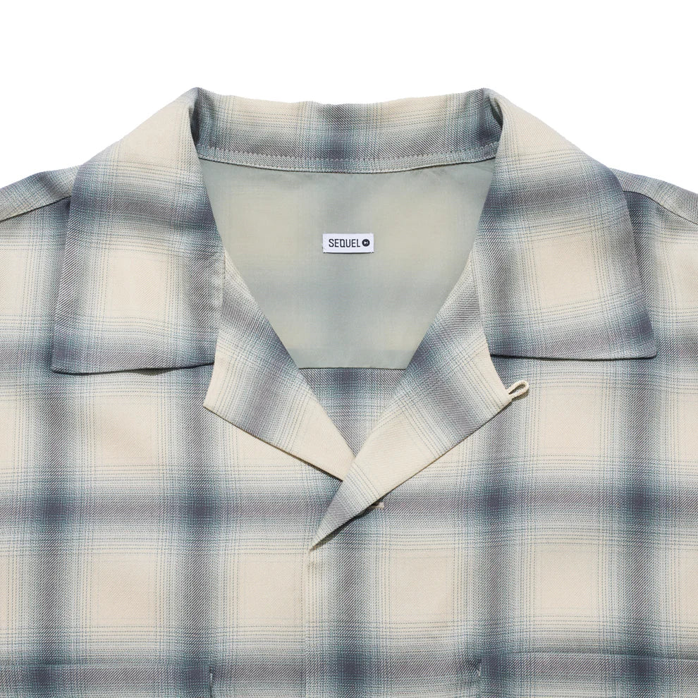 OMBRE CHECK LONG SLEEVE SHIRT