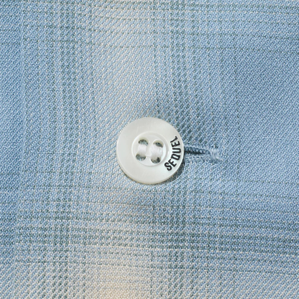 OMBRE CHECK LONG SLEEVE SHIRT